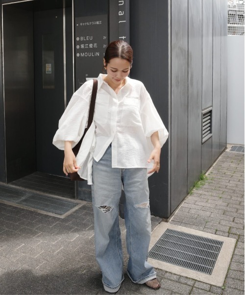 model：H154 着用サイズ：FREE