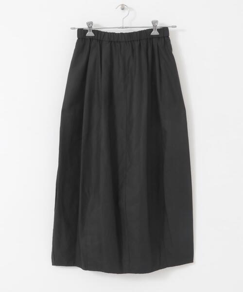 1回着用のみ⭐︎かぐれ　コットンリネンコクーンスカート　ブラック かぐれ（カグレ）の「コットンリネンコクーンスカート（スカート