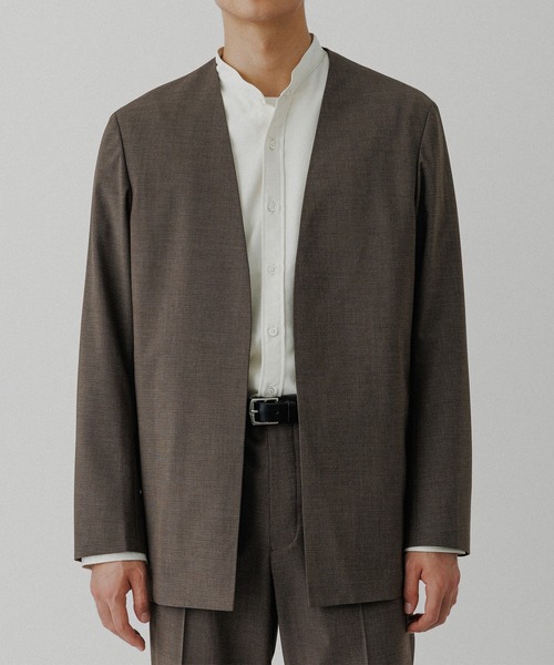 セール】ルームジャケット / セットアップ対応（ノーカラージャケット