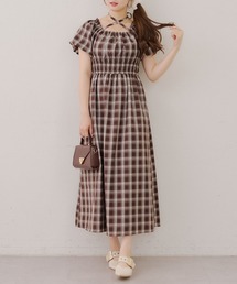 【ANOTHER BRANCH】ホルター付き袖バルーンワンピ