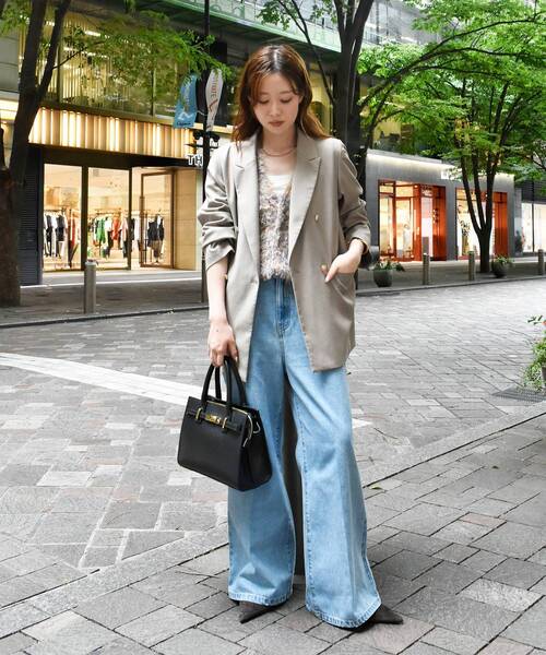 le.coeur blanc（ルクールブラン）の「TORRAZZO DONNAチュール×シャギーニットベスト（ベスト・レディース・ベージュ系その他2/ブラック系その他・38）」の20枚目の写真