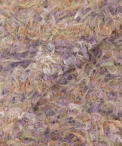 le.coeur blanc（ルクールブラン）の「TORRAZZO DONNAチュール×シャギーニットベスト（ベスト・レディース・ベージュ系その他2/ブラック系その他・38）」の8枚目の写真