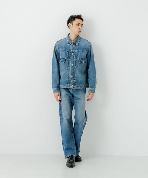 URBAN RESEARCH（アーバンリサーチ）の「13.5oz DENIM STRAIGHT PANTS（デニムパンツ・メンズ・ブラック/ライトインディゴブルー/インディゴブルー・SMALL/MEDIUM/LARGE）」の19枚目の写真