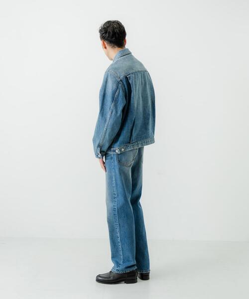 URBAN RESEARCH（アーバンリサーチ）の「13.5oz DENIM STRAIGHT PANTS（デニムパンツ・メンズ・ブラック/ライトインディゴブルー/インディゴブルー・SMALL/MEDIUM/LARGE）」の21枚目の写真