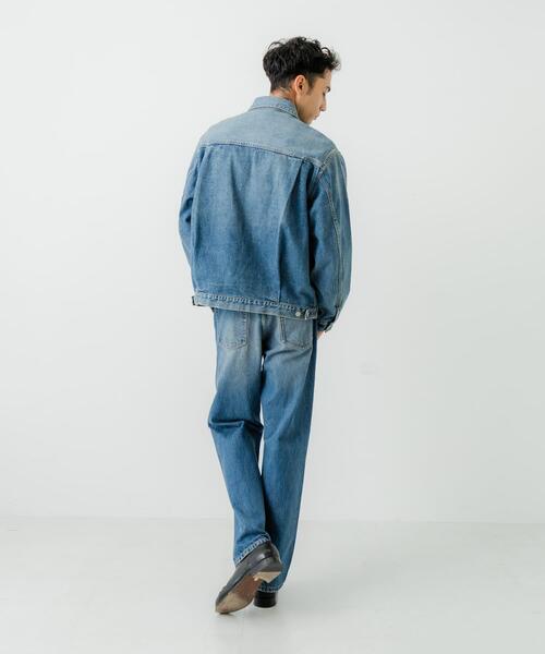 URBAN RESEARCH（アーバンリサーチ）の「13.5oz DENIM STRAIGHT PANTS（デニムパンツ・メンズ・ブラック/ライトインディゴブルー/インディゴブルー・SMALL/MEDIUM/LARGE）」の22枚目の写真