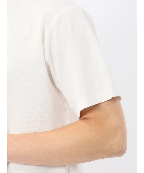 TAKA-Q(タカキュー)の「【綿混 スラブ天竺】タカキュー クルーネック 半袖 Tシャツ(Tシャツ/カットソー・メンズ・ホワイト/ブラック・MEDIUM/LARGE/X-LARGE)」の22枚目の写真