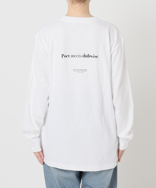 journal standard L'essage(ジャーナルスタンダードレサージュ)の「【別注】POETMEETS DUBWISE RISEロンT(Tシャツ/カットソー・レディース・ベージュ/ネイビー/ホワイト・FREE)」の22枚目の写真