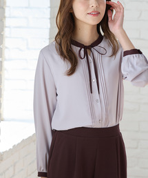ラベンダー」に該当するシャツ/ブラウス（リボン）ファッション通販