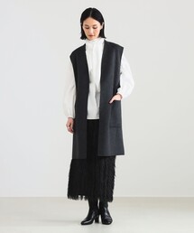 Demi-Luxe BEAMS | 【1/15再値下げ】リバー ロングジレ(ベスト)