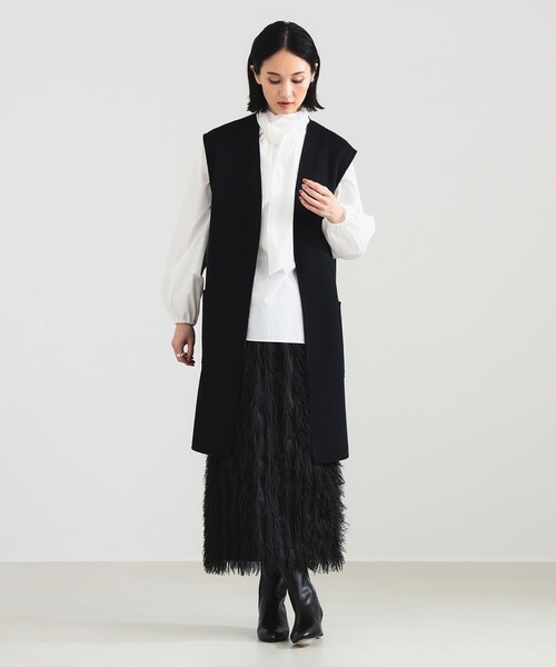 リバー ロングジレ（ベスト）｜Demi-Luxe BEAMS（デミルクス ビームス