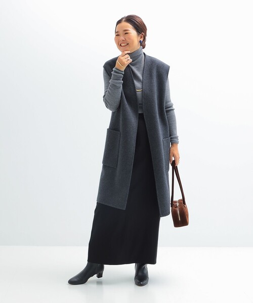 リバー ロングジレ（ベスト）｜Demi-Luxe BEAMS（デミルクス ビームス