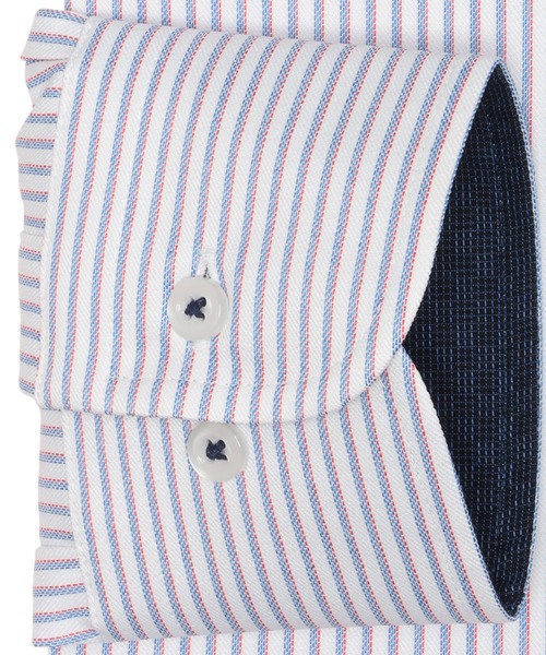TOKYO SHIRTS(トウキョウシャツ)の「【吸水速乾】【COFREX】形態安定ノンアイロン ワイド 長袖ビジネスワイシャツ(ビジネスシャツ・メンズ・ブルー・首回り39cm-裄丈84cm/首回り39cm-裄丈80cm/首回り41cm-裄丈86cm/首回り41cm-裄丈82cm/首回り37cm-裄丈80cm/首回り37cm-裄丈84cm/首回り42cm-裄丈82cm/首回り42cm-裄丈86cm/首回り43cm-裄丈82cm/首回り43cm-裄丈86cm)」の3枚目の写真