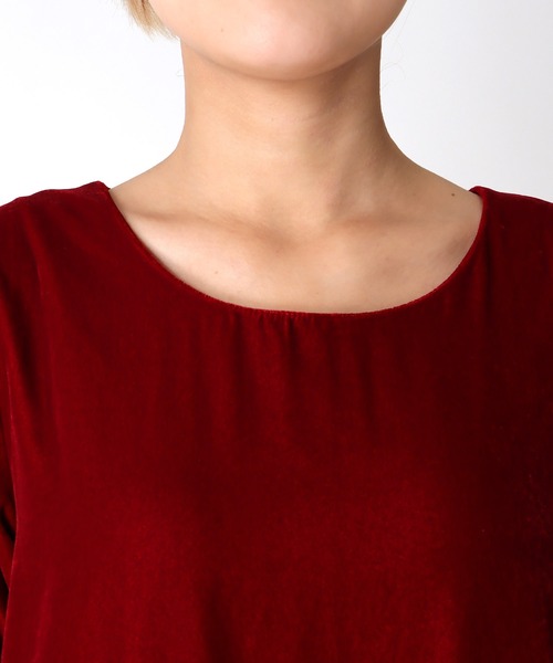 Three Four Time（ｽﾘｰﾌｫｰﾀｲﾑ）の「ベルベットワンピース（ワンピース・レディース・ブラック/レッド・FREE）」の19枚目の写真