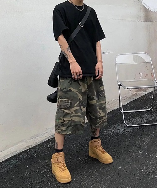 VIBGYOR（ヴィブジョー）の「迷彩カーゴ風ハーフパンツ(NEZ)（その他パンツ・メンズ・カモフラージュ・FREE）」の4枚目の写真
