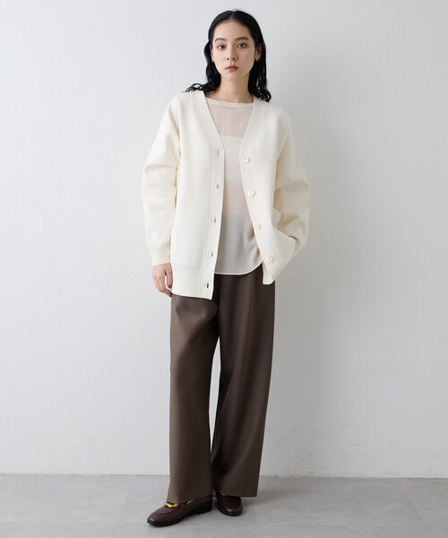 美品 ドローイングナンバーズ ルーズロングニットカーディガン Drawing Numbers】ルーズロングニットカーディガン