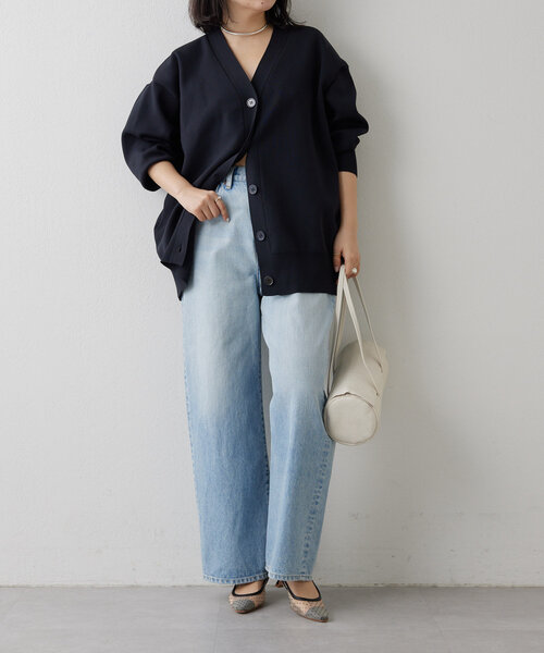 美品 ドローイングナンバーズ ルーズロングニットカーディガン Drawing Numbers】ルーズロングニットカーディガン