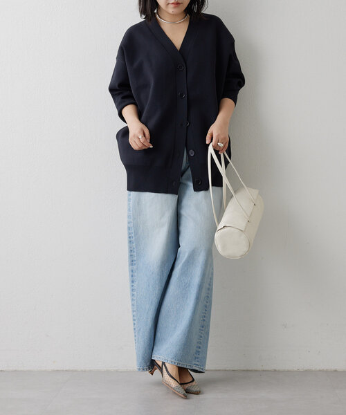 Drawing Numbers】ルーズロングニットカーディガン