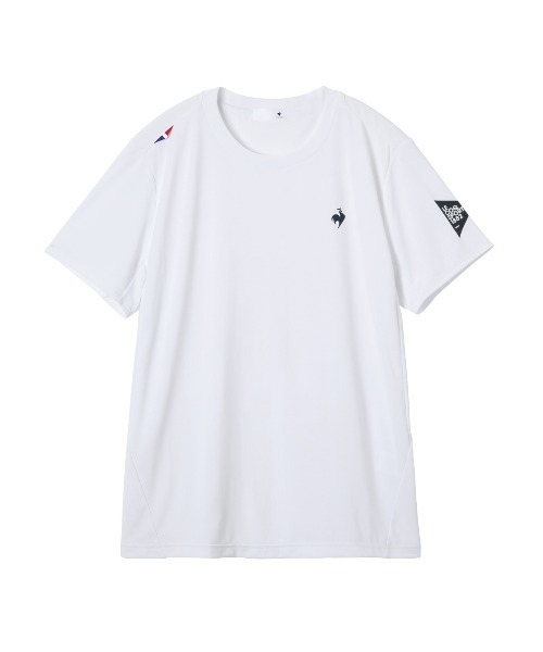 le coq sportif(ルコックスポルティフ)の「【ルコックスポルティフ】吸汗速乾/ストレッチ/UVカット半袖Tシャツ(Tシャツ/カットソー・レディース・ホワイト/ブラック/ブルー/ピンク・M/L/S/XL)」の1枚目の写真