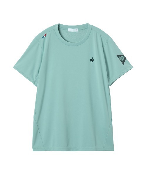 le coq sportif(ルコックスポルティフ)の「【ルコックスポルティフ】吸汗速乾/ストレッチ/UVカット半袖Tシャツ(Tシャツ/カットソー・レディース・ホワイト/ブラック/ブルー/ピンク・M/L/S/XL)」の3枚目の写真