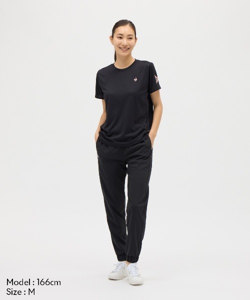 le coq sportif(ルコックスポルティフ)の「【ルコックスポルティフ】吸汗速乾/ストレッチ/UVカット半袖Tシャツ(Tシャツ/カットソー・レディース・ホワイト/ブラック/ブルー/ピンク・M/L/S/XL)」の12枚目の写真