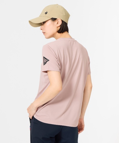 le coq sportif(ルコックスポルティフ)の「【ルコックスポルティフ】吸汗速乾/ストレッチ/UVカット半袖Tシャツ(Tシャツ/カットソー・レディース・ホワイト/ブラック/ブルー/ピンク・M/L/S/XL)」の5枚目の写真