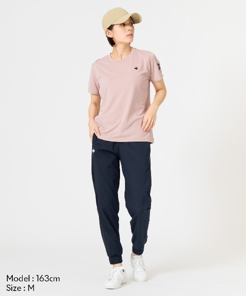 le coq sportif(ルコックスポルティフ)の「【ルコックスポルティフ】吸汗速乾/ストレッチ/UVカット半袖Tシャツ(Tシャツ/カットソー・レディース・ホワイト/ブラック/ブルー/ピンク・M/L/S/XL)」の6枚目の写真