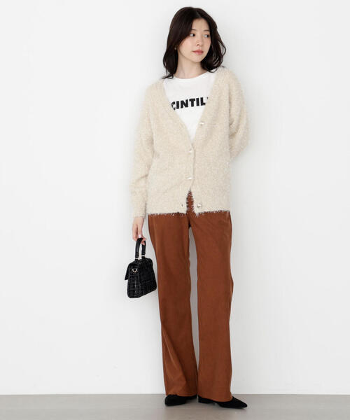 PROPORTION BODY DRESSING(プロポーションボディドレッシング)の「<E>コーデュロイフレアパンツ / 1215237900(その他パンツ・レディース・ブラウン/ベージュ・SMALL/MEDIUM)」の7枚目の写真