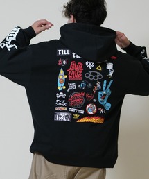 【限定】SANTACRUZ/サンタクルーズ プルオーバーパーカー バックプリント 502254304