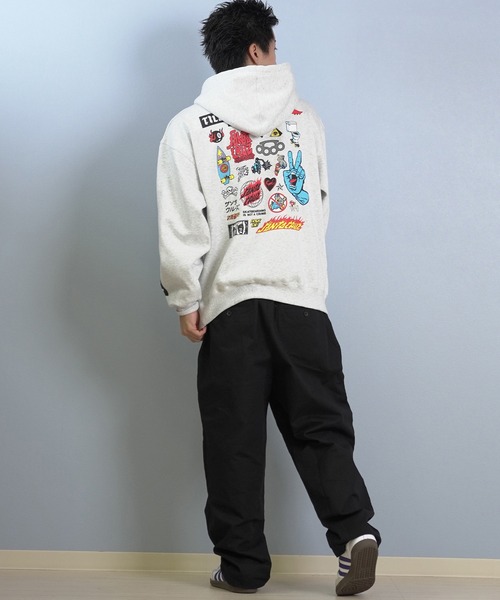 セール】【限定】SANTACRUZ/サンタクルーズ プルオーバーパーカー