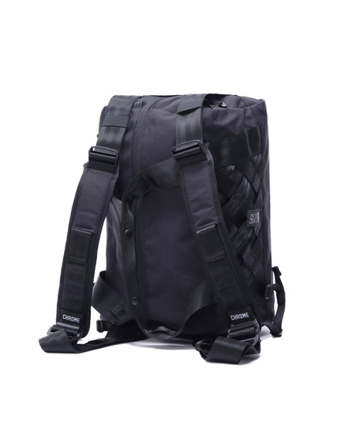 CHROME（クローム）の「［ CHROME / クローム ］BARRAGE 32L DUFFLE BLKX_BLACK X / バラージ 32L ダッフル バッグ ブラック エックス 耐水 32L バックパック仕様（ボストンバッグ・メンズ・ブラック系その他・FREE）」の11枚目の写真