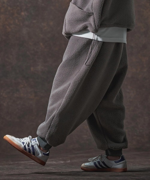 Jih Nunc（ジーヌンク）の「mp14004-ボアバルーンリブパンツ(JIH-R1139)（その他パンツ・メンズ・グレー/ブラック/ベージュ・M/S/L）」の3枚目の写真