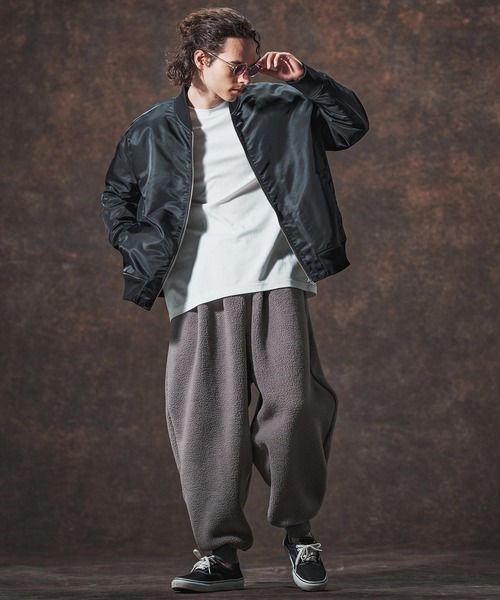 Jih Nunc（ジーヌンク）の「mp14004-ボアバルーンリブパンツ(JIH-R1139)（その他パンツ・メンズ・グレー/ブラック/ベージュ・M/S/L）」の17枚目の写真