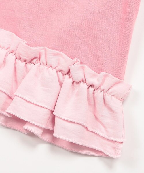 BREEZE（ブリーズ）の「【WEB限定】 裾フリル長袖Tシャツ（Tシャツ/カットソー・キッズ・ピンク/ブラック/オフホワイト・130/140/90/100/110/120）」の13枚目の写真