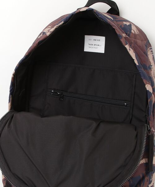 fridge(フリッジ)の「【TAION】タイオン MILITARY DOWN BACK PACK TAION-BP01ML-1(ショルダーバッグ・メンズ・その他/ブラック/グリーン/その他1/ダークカーキ・ONE SIZE)」の8枚目の写真