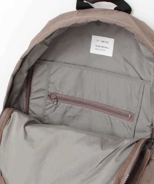 fridge(フリッジ)の「【TAION】タイオン MILITARY DOWN BACK PACK TAION-BP01ML-1(ショルダーバッグ・メンズ・その他/ブラック/グリーン/その他1/ダークカーキ・ONE SIZE)」の9枚目の写真