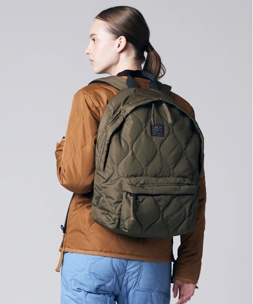 fridge(フリッジ)の「【TAION】タイオン MILITARY DOWN BACK PACK TAION-BP01ML-1(ショルダーバッグ・メンズ・その他/ブラック/グリーン/その他1/ダークカーキ・ONE SIZE)」の3枚目の写真