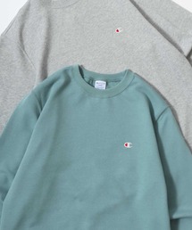 Champion/チャンピオン コットンUSA 裏毛 ロゴワッペン ワンポイント刺繍 クルーネック スウェット トレーナー/レディース メンズ