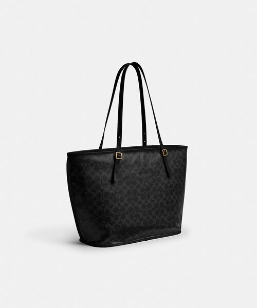 COACH(コーチ)の「タクシー トート バッグ・シグネチャー キャンバス(トートバッグ・レディース・ブラック系その他・ONE)」の9枚目の写真