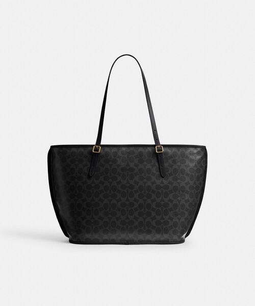 COACH(コーチ)の「タクシー トート バッグ・シグネチャー キャンバス(トートバッグ・レディース・ブラック系その他・ONE)」の10枚目の写真