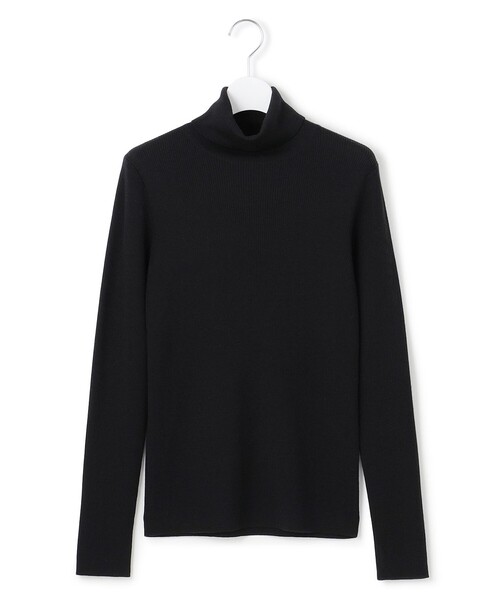 23区（ニジュウサンク）の「ウーステッドウール リブタートル ニット（ニット/セーター・レディース・ベージュ系/ブラック系/ホワイト系/グレー系/ピンク系・38/40）」の16枚目の写真