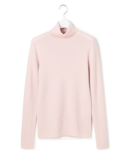 23区（ニジュウサンク）の「ウーステッドウール リブタートル ニット（ニット/セーター・レディース・ベージュ系/ブラック系/ホワイト系/グレー系/ピンク系・38/40）」の18枚目の写真