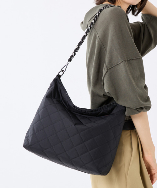 レスポートサック　完売品！　キルティング ショルダーバッグ 秋の新作！上品なキルティング風の型押しデザイン