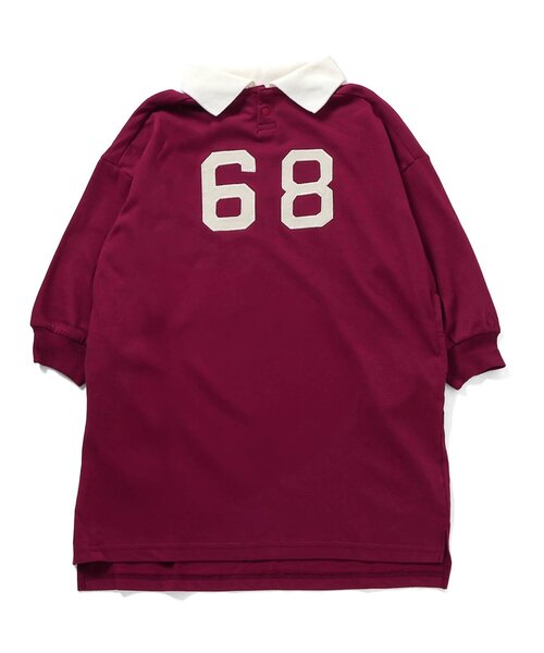 BREEZE(ブリーズ)の「【リンク/ジュニア対応】ナンバリングポロシャツワンピース(ワンピース・キッズ・レインボー/ワインレッド・90/140/130/80/120/110/100)」の10枚目の写真