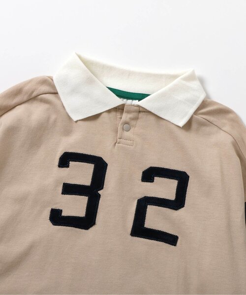 BREEZE(ブリーズ)の「【リンク/ジュニア対応】ナンバリングポロシャツワンピース(ワンピース・キッズ・レインボー/ワインレッド・90/140/130/80/120/110/100)」の7枚目の写真