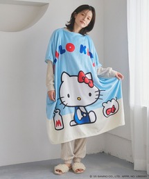 sanrio | 【sanrio characters】HELLO KITTY/ハローキティふわもこ着られるフリース毛布ポンチョ/ブランケット《サンリオキャラクターズ》とろふわ もこもこ あったか(ルームウェア/パジャマ)