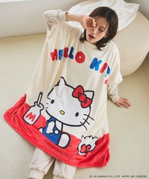 sanrio(サンリオ)の【sanrio characters】HELLO KITTY/ハローキティあったか着るフリース毛布ウェア《サンリオキャラクターズ》(ルームウェア/パジャマ)
