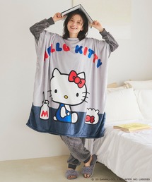 sanrio(サンリオ)の【sanrio characters】HELLO KITTY/ハローキティあったか着るフリース毛布ウェア《サンリオキャラクターズ》とろふわ もこもこ あったか(ルームウェア/パジャマ)