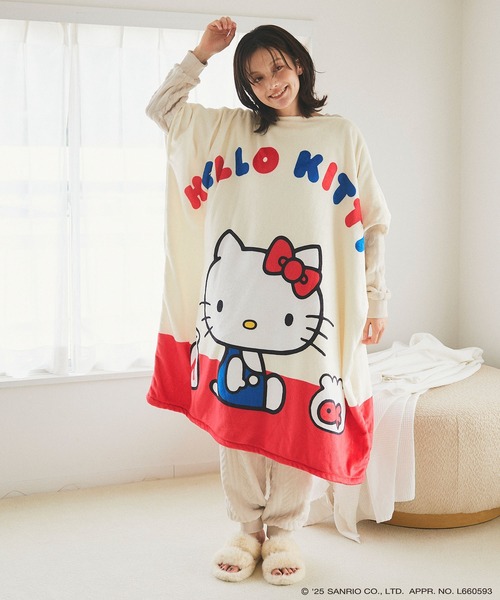 セール】【sanrio characters】HELLO KITTY/ハローキティあったか着る