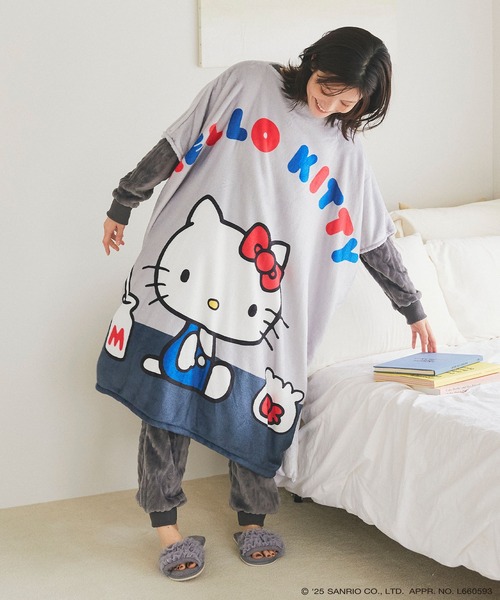 セール】【sanrio characters】HELLO KITTY/ハローキティあったか着る