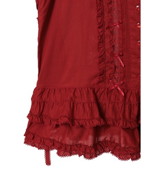 フランス製レース使いローンベスト（ベスト）｜PINK HOUSE（ピンク